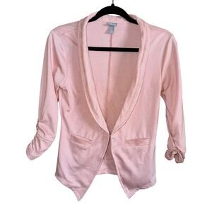 Vintage Vanity Shawl Lapel Powder Pink Jacket Size Small